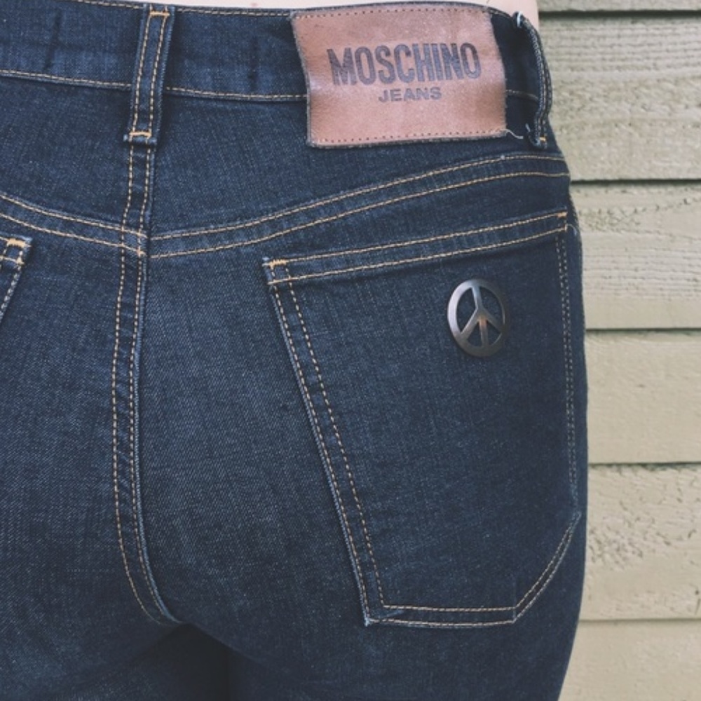 Moschino PEACE SIGN Denim Jeans 30